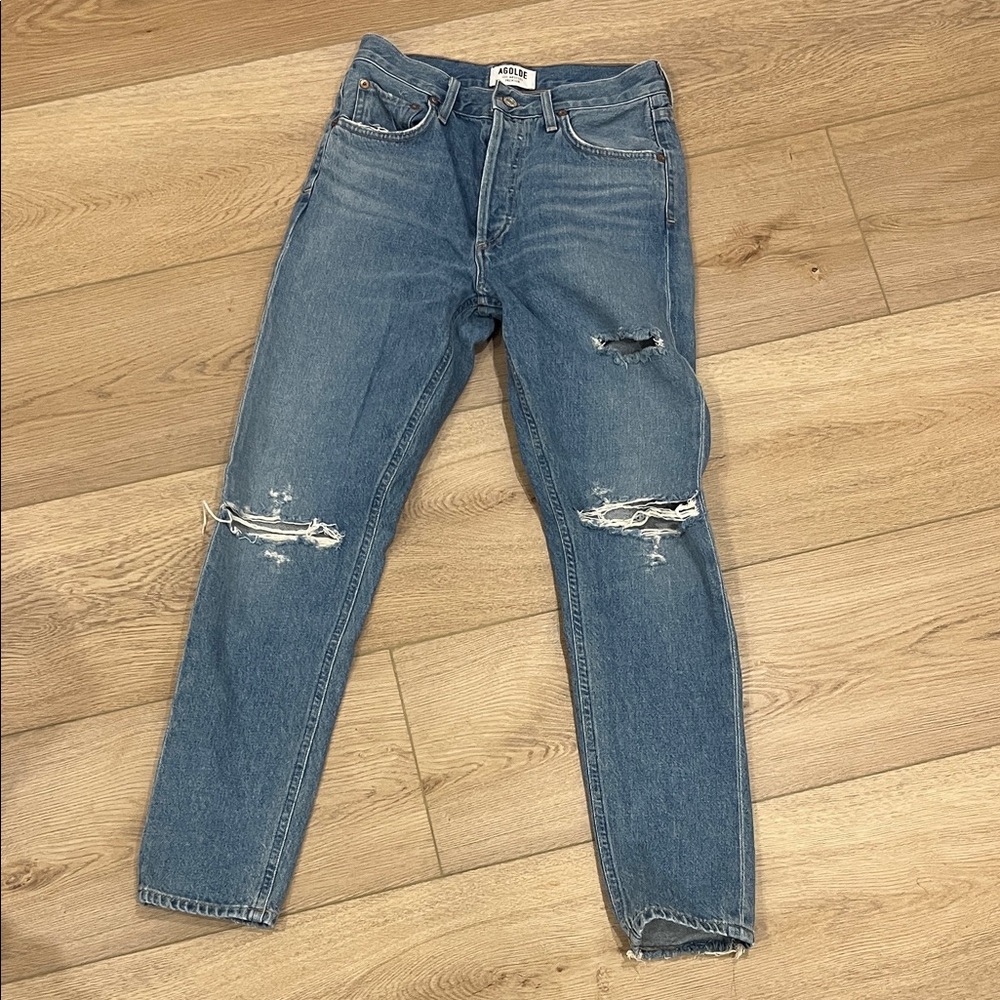 Agolde High Rise Women Jeans in Blue
